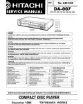 Сервисная инструкция Hitachi DA-007