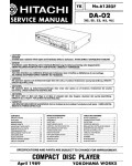 Сервисная инструкция HITACHI DA-02