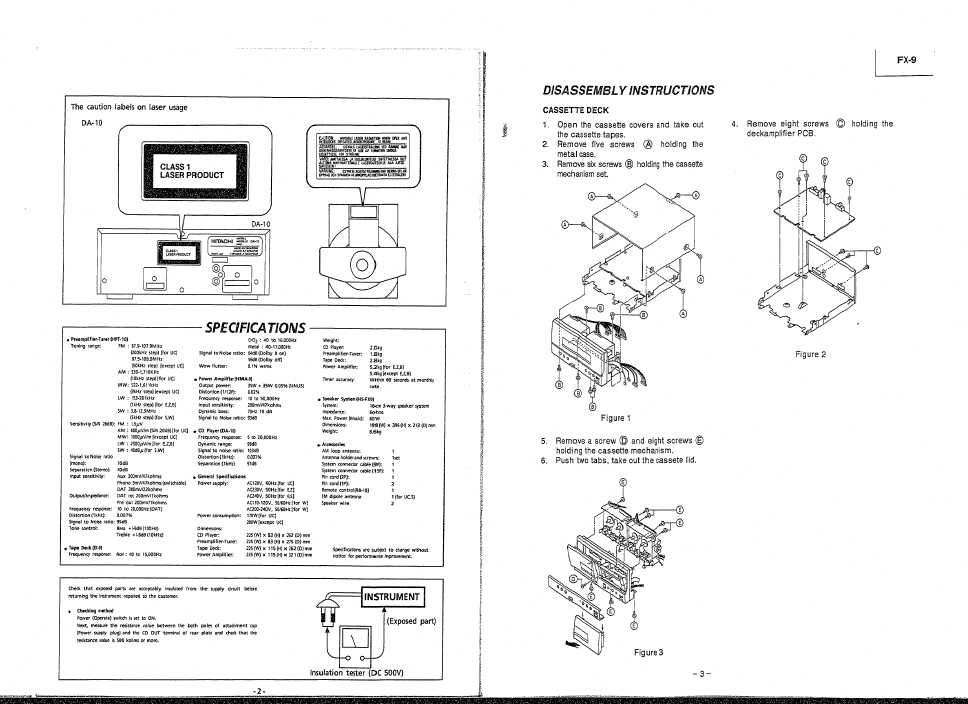 Сервисная инструкция Hitachi FX-9