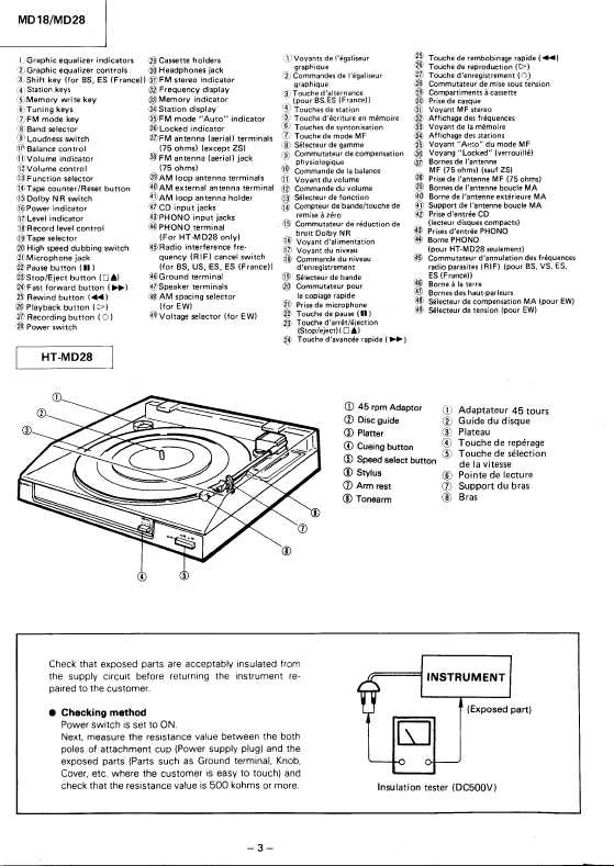 Сервисная инструкция HITACHI HRD-MD18