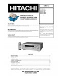 Сервисная инструкция Hitachi HTA-DD3