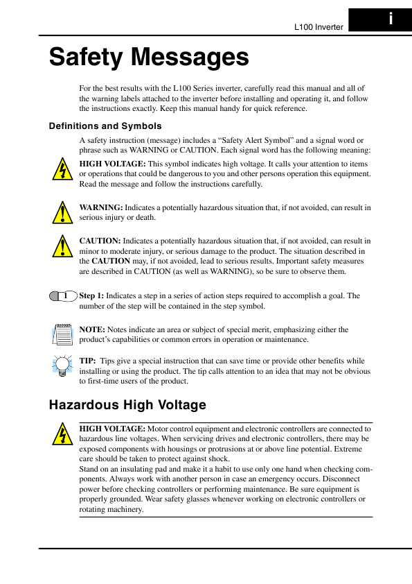 Сервисная инструкция Hitachi L100 INVERTER