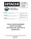 Сервисная инструкция Hitachi L42VK05U, L32VK05U