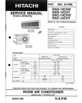 Сервисная инструкция Hitachi RAS-07, CH2, 08CH1, 09CH2, 10CH1