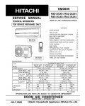 Сервисная инструкция Hitachi RAS-25JX4, RAS-35JX4