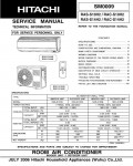 Сервисная инструкция Hitachi RAS-S10H2, RAS-S14H2