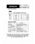 Сервисная инструкция Hitachi RM-T3700UF