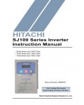 Сервисная инструкция Hitachi SJ100 INVERTER