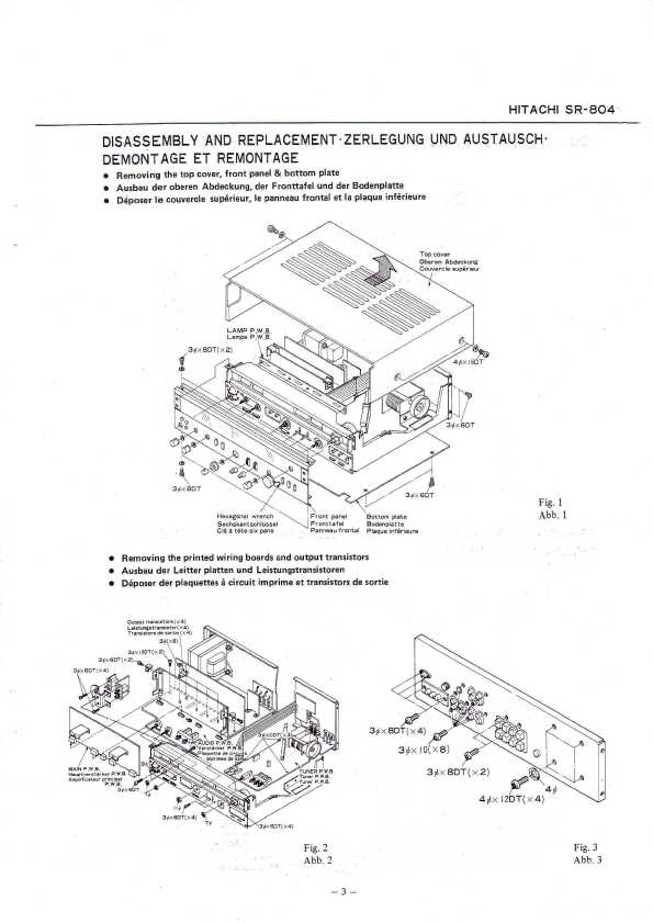 Сервисная инструкция Hitachi SR-804