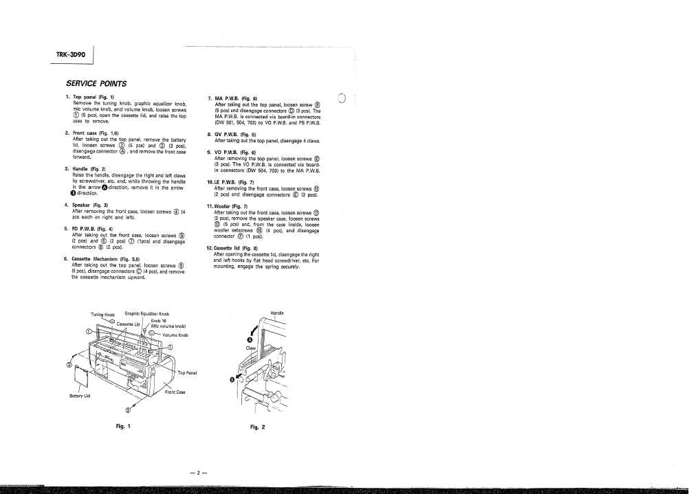 Сервисная инструкция HITACHI TRK-3D90