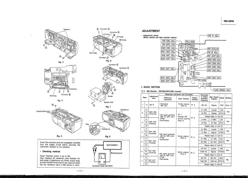 Сервисная инструкция HITACHI TRK-3D90