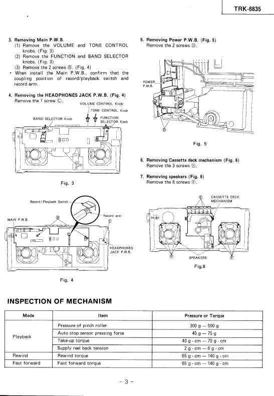 Сервисная инструкция HITACHI TRK-6835