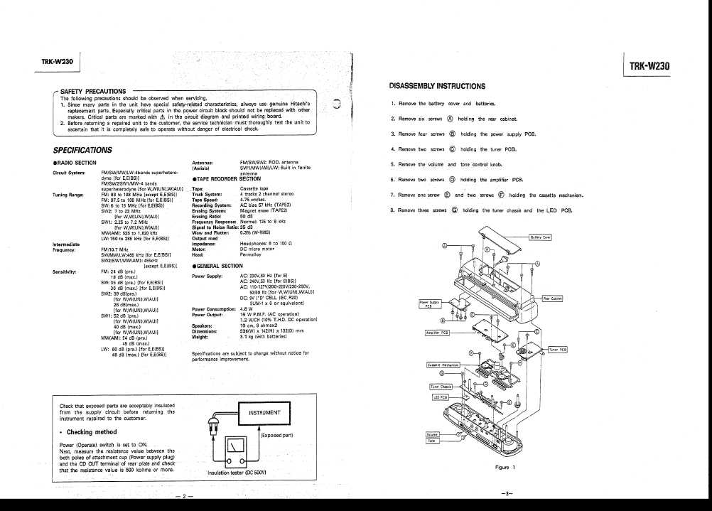 Схема hitachi w160