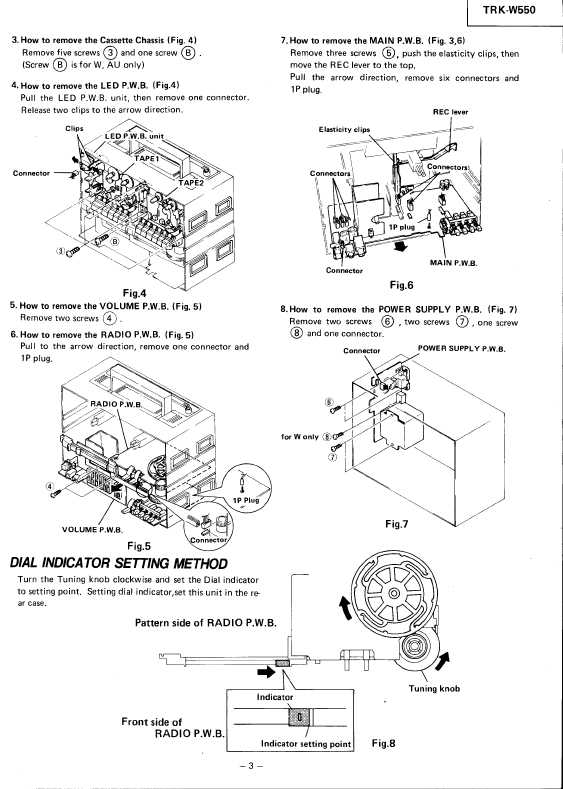 Сервисная инструкция HITACHI TRK-W550