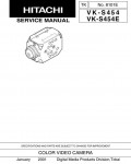 Сервисная инструкция Hitachi VK-S454