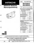 Сервисная инструкция Hitachi VM-E325LE, VM-H825LE