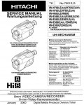 Сервисная инструкция Hitachi VM-E360E, VM-E368E, VM-E565LE, VM-E563LE, VM-E568LE, VM-H660E, VM-H665LE, VM-H765LE, VM-H768LE