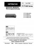 Сервисная инструкция Hitachi VT-F150E