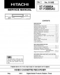Сервисная инструкция Hitachi VT-FX685A