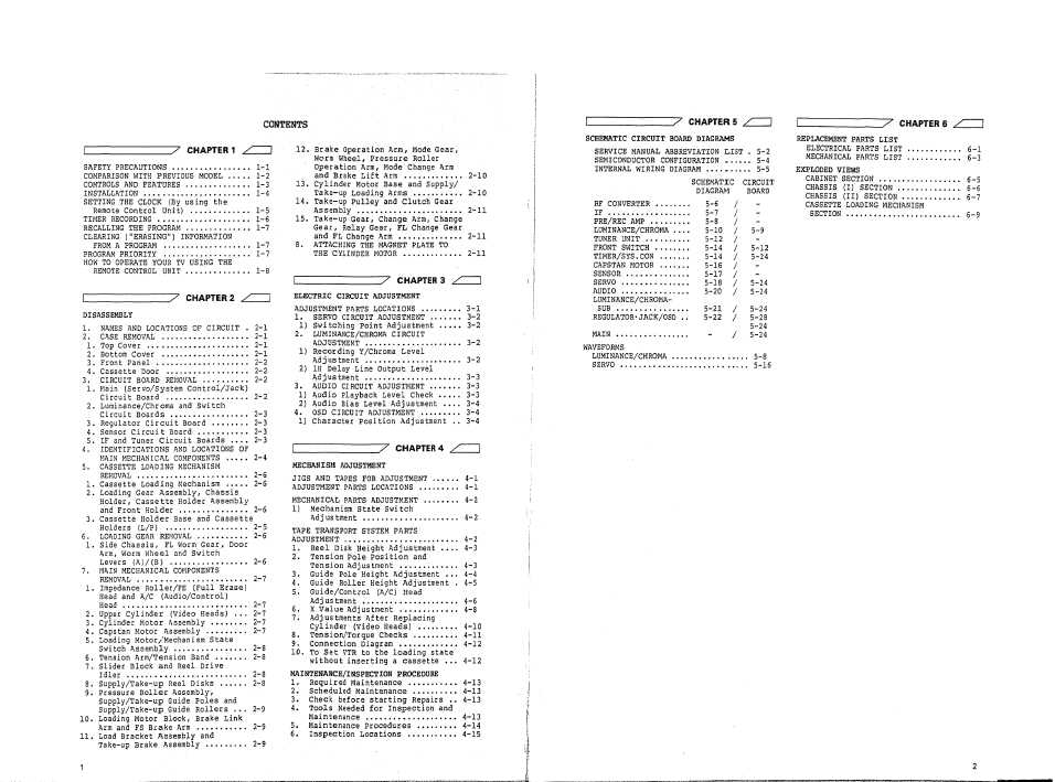 Сервисная инструкция Hitachi VT-M120A, VT-M121A, VT-M123A