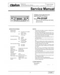 Сервисная инструкция Clarion PH-2518PA