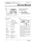 Сервисная инструкция Clarion PH-2783C