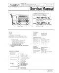 Сервисная инструкция Clarion PH-3119C
