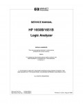 Сервисная инструкция HP (Agilent) 1650B 1651B LOGIC ANALYZER