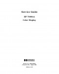 Сервисная инструкция HP (Agilent) 70004A COLOR DISPLAY