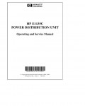 Сервисная инструкция HP (Agilent) E1135C POWER DISTRIBUTION UNIT