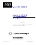 Сервисная инструкция HP (Agilent) E1411A E1411B MULTIMETER