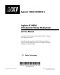 Сервисная инструкция HP (Agilent) E1460A RELAY MULTIPLEXER