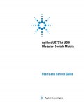 Сервисная инструкция HP (Agilent) U2751A MODULAR SWITCH MATRIX
