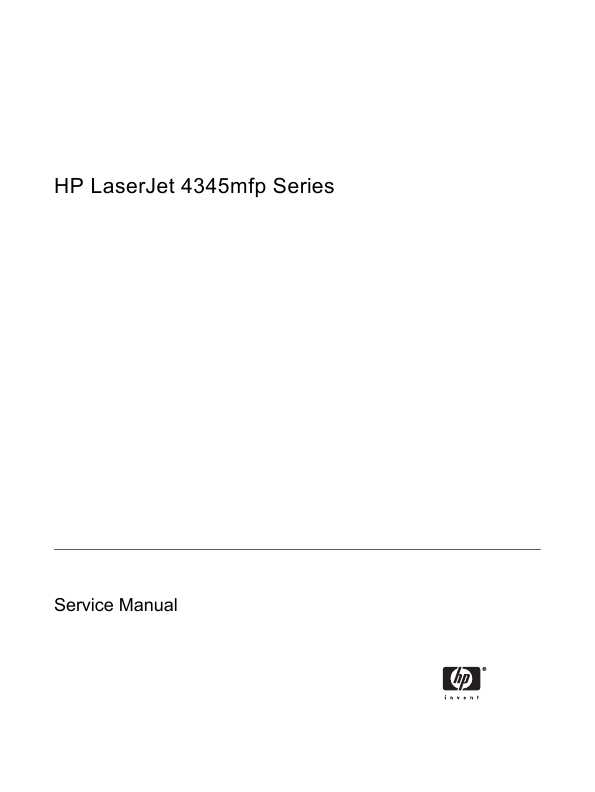 Сервисная инструкция HP LaserJet-4345MFP
