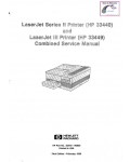 Сервисная инструкция HP Laserjet-II, LaserJet III