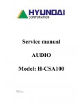 Сервисная инструкция Hyundai H-CSA100