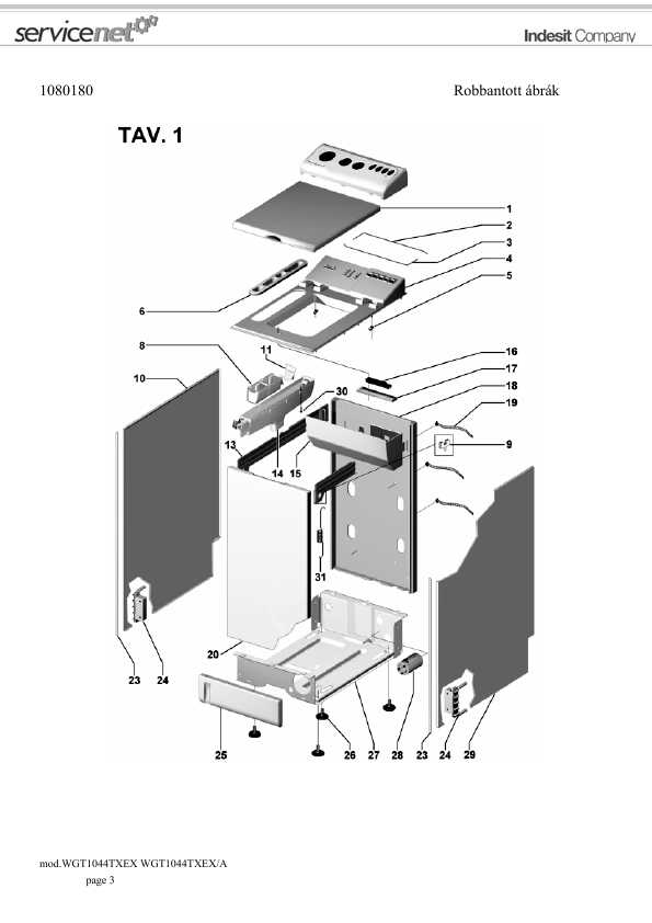 Сервисная инструкция Indesit WGT-1044TXEX