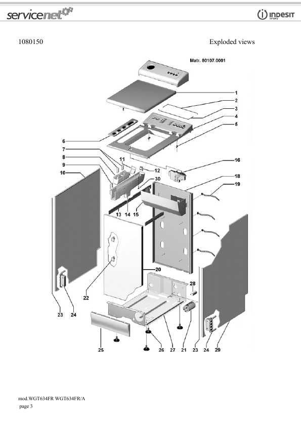 Сервисная инструкция Indesit WGT-634