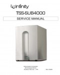 Сервисная инструкция Infinity TSS-SUB4000