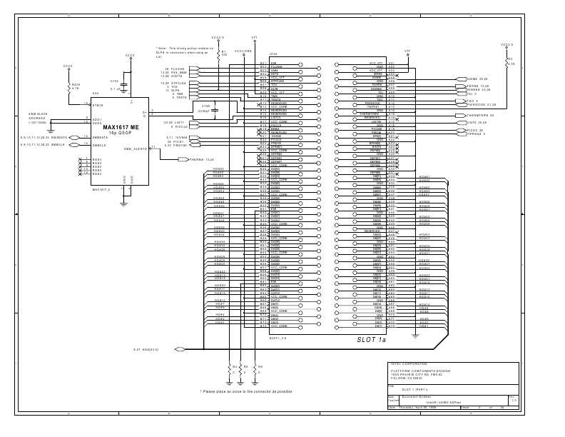 Схема INTEL 440BX