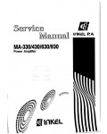 Сервисная инструкция Interm MA-330, MA-430, MA-630, MA-930