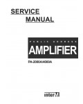 Сервисная инструкция Interm PA-2000A, PA-4000A