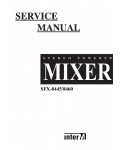 Сервисная инструкция Interm SFX-8445, SFX-8460