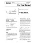 Сервисная инструкция Clarion PI-2384M