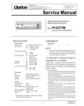 Сервисная инструкция Clarion PI-2517M