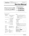 Сервисная инструкция Clarion PI-2987B