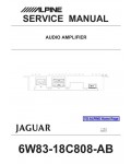 Сервисная инструкция JAGUAR Alpine 6W83-18C808-AB