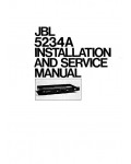 Сервисная инструкция JBL 5234A