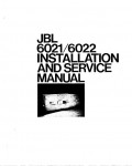 Сервисная инструкция JBL 6021, 6022