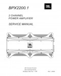 Сервисная инструкция JBL BPX-2200.1